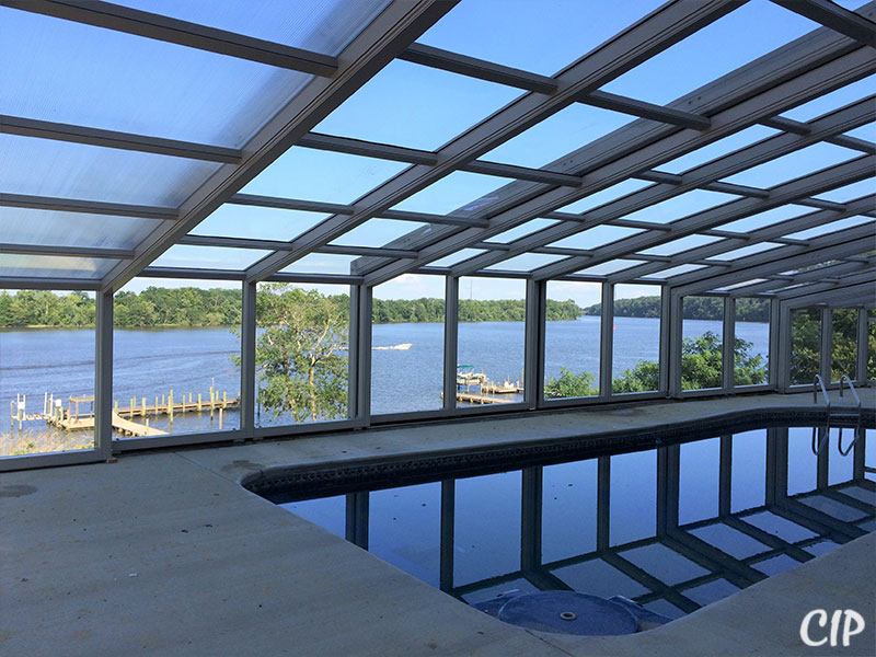 Pool Enclosure Lean-to closed - Australia